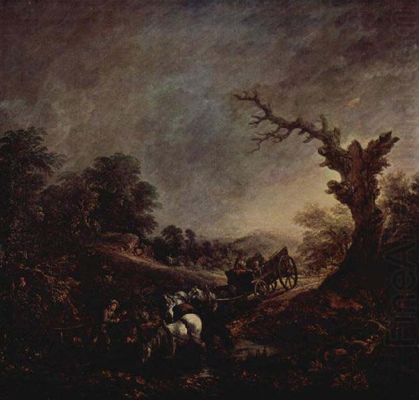 Thomas Gainsborough Sunset oil painting picture